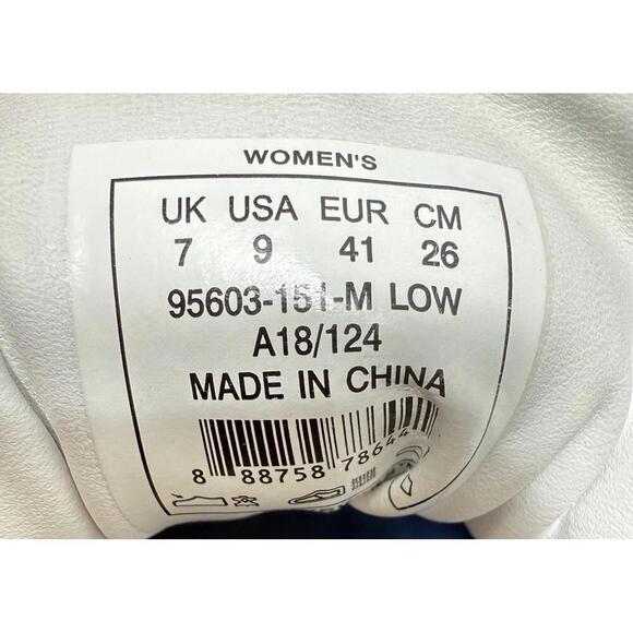 K-Swiss White and Red Classic Sneakers SZ 9 - Picture 6 of 9